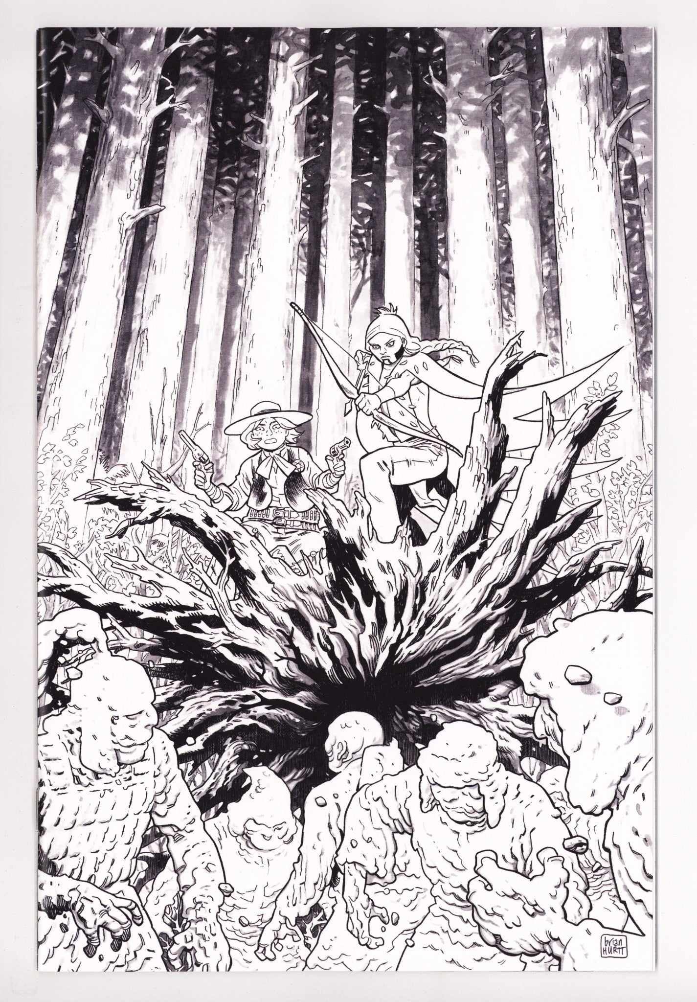 Sixth Gun Battle For The Six 2 Hurtt B&W Virgin Incentives NM- (2025)