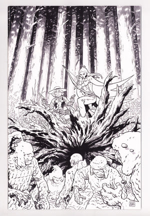 Sixth Gun Battle For The Six 2 Hurtt B&W Virgin Incentives NM- (2025)