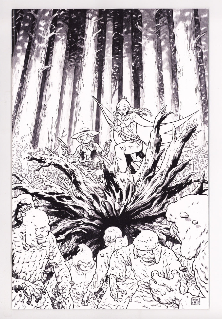 Sixth Gun Battle For The Six 2 Hurtt B&W Virgin Incentives NM- (2025)