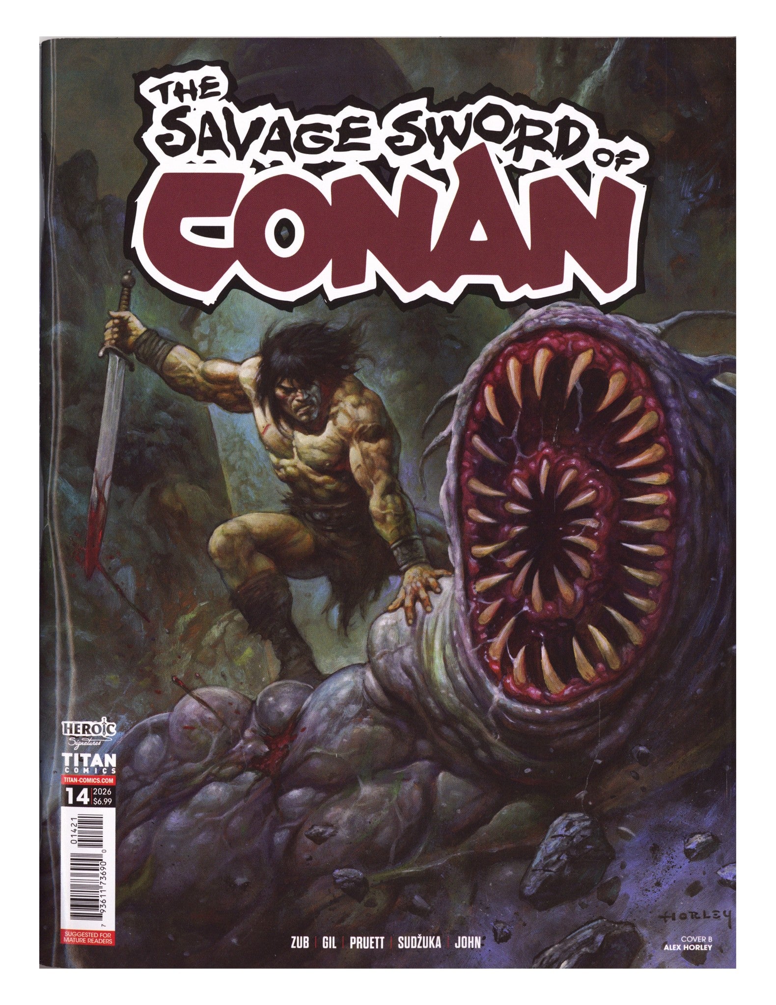 Savage Sword Of Conan 14 Horley Variant (2026)