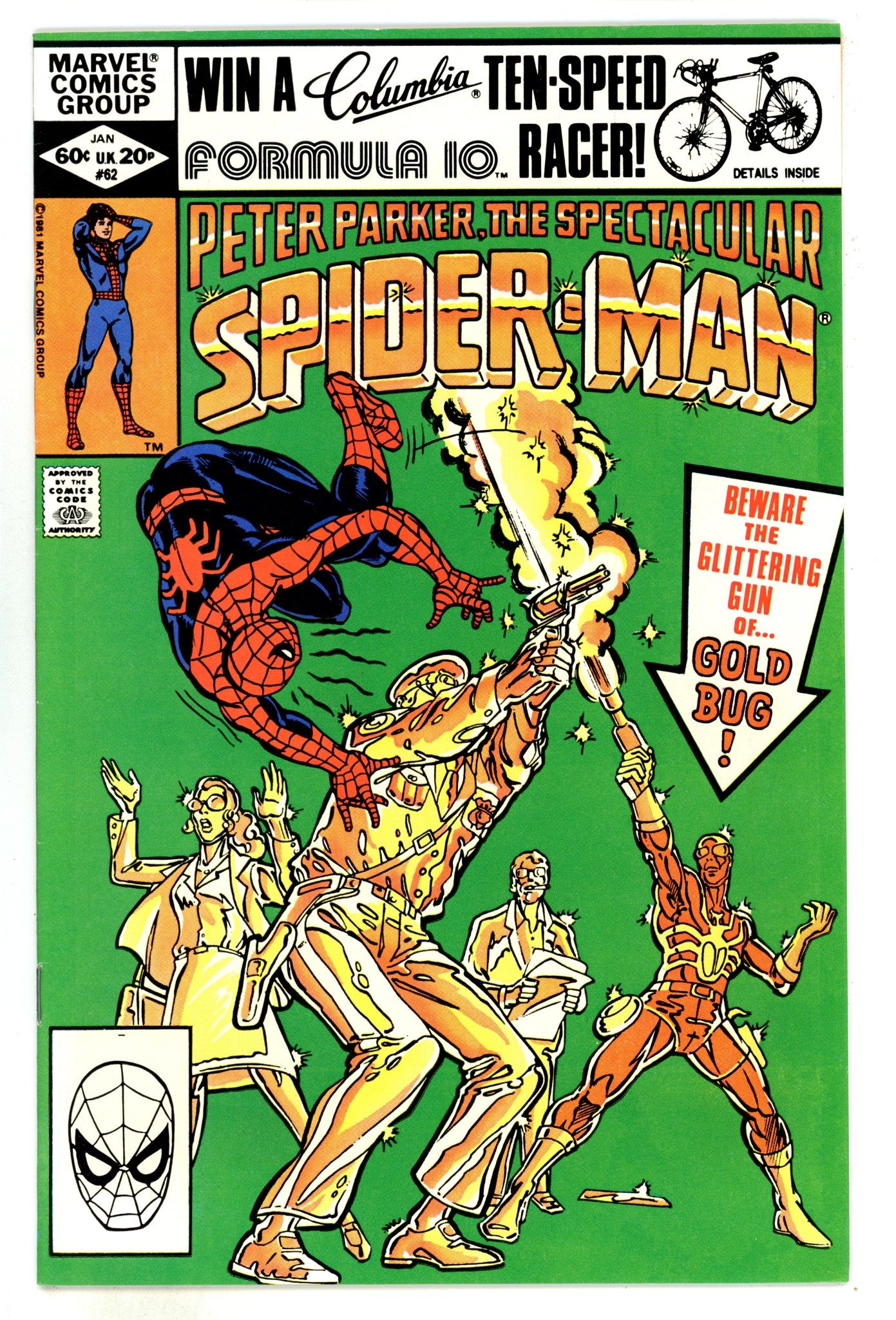 The Spectacular Spider-Man Vol 1 62  VF- (7.5)  (1982)  