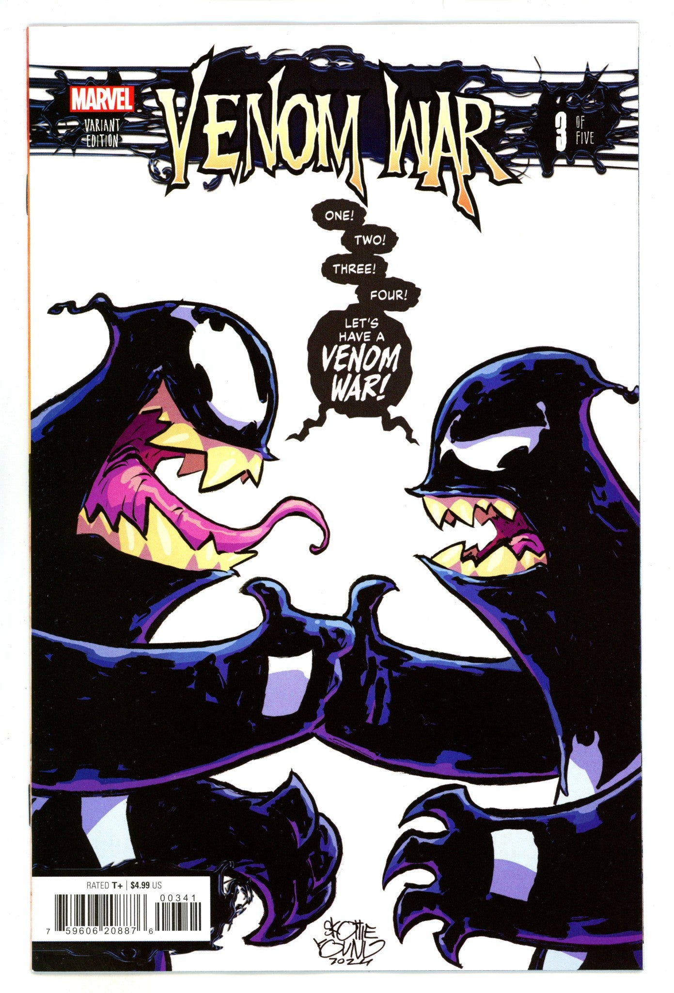 Venom War 3 Young Variant (2024)