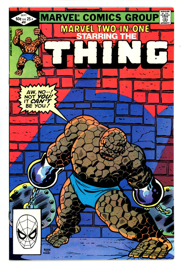 Marvel Two-in-One Vol 1 91 Mid Grade (1982)