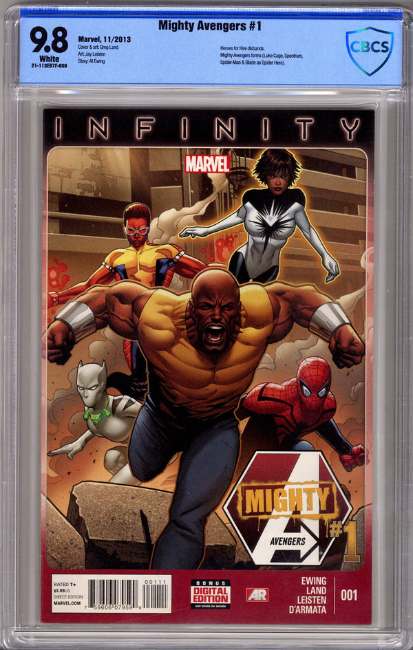 Mighty Avengers Vol 2 1 CBCS 9.8 (2013)