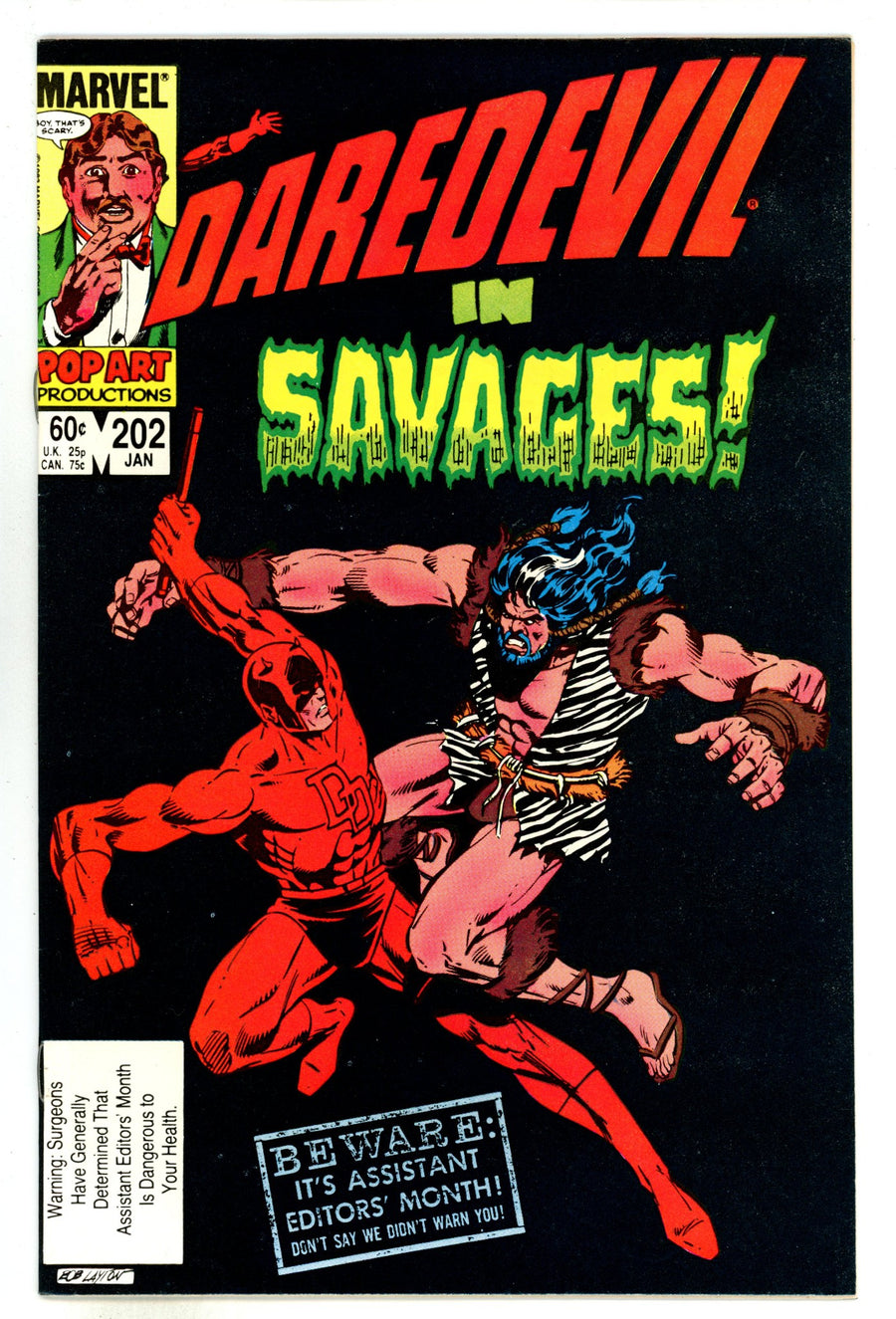 Daredevil Vol 1 202 High Grade (1984) 