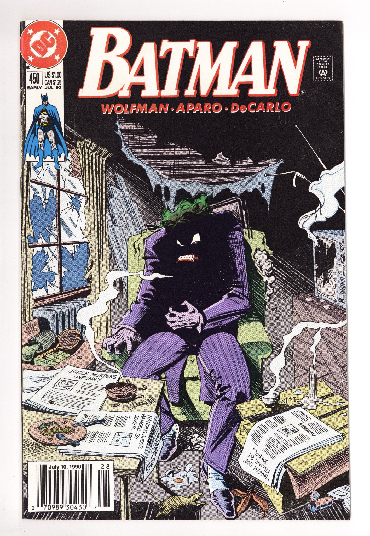 Batman Vol 1 450 Mid Grade (1990) Newsstand 