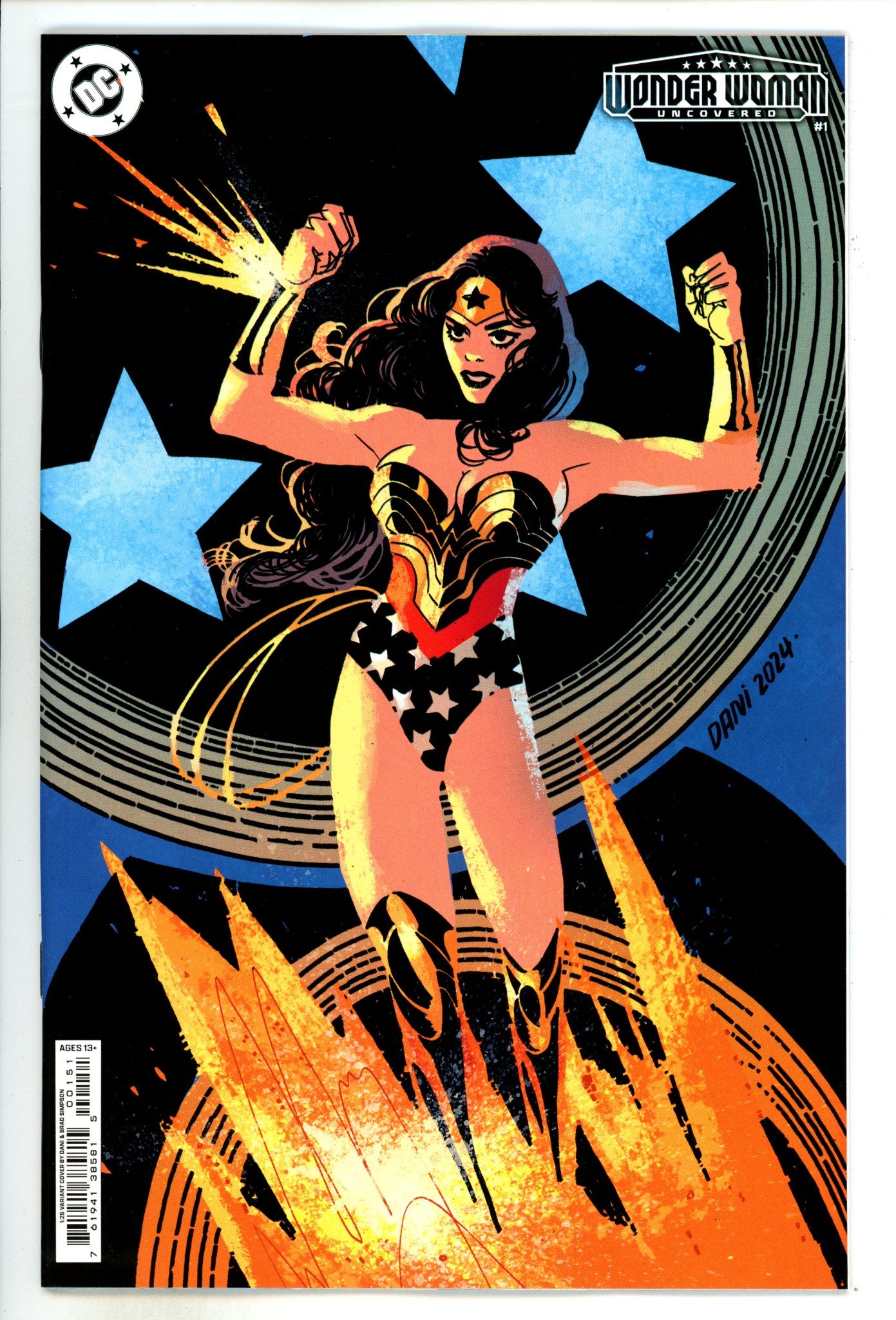 Wonder Woman Uncovered  1 Dani  Incentive Variant NM  (1900)