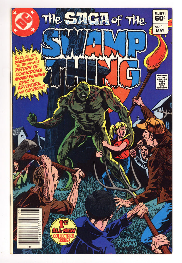 The Saga of Swamp Thing Vol 2 1 Mid Grade (1982) Newsstand