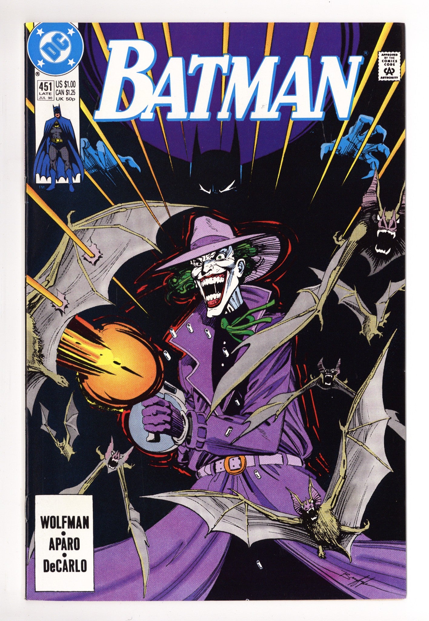 Batman Vol 1 451 Mid Grade (1990) 