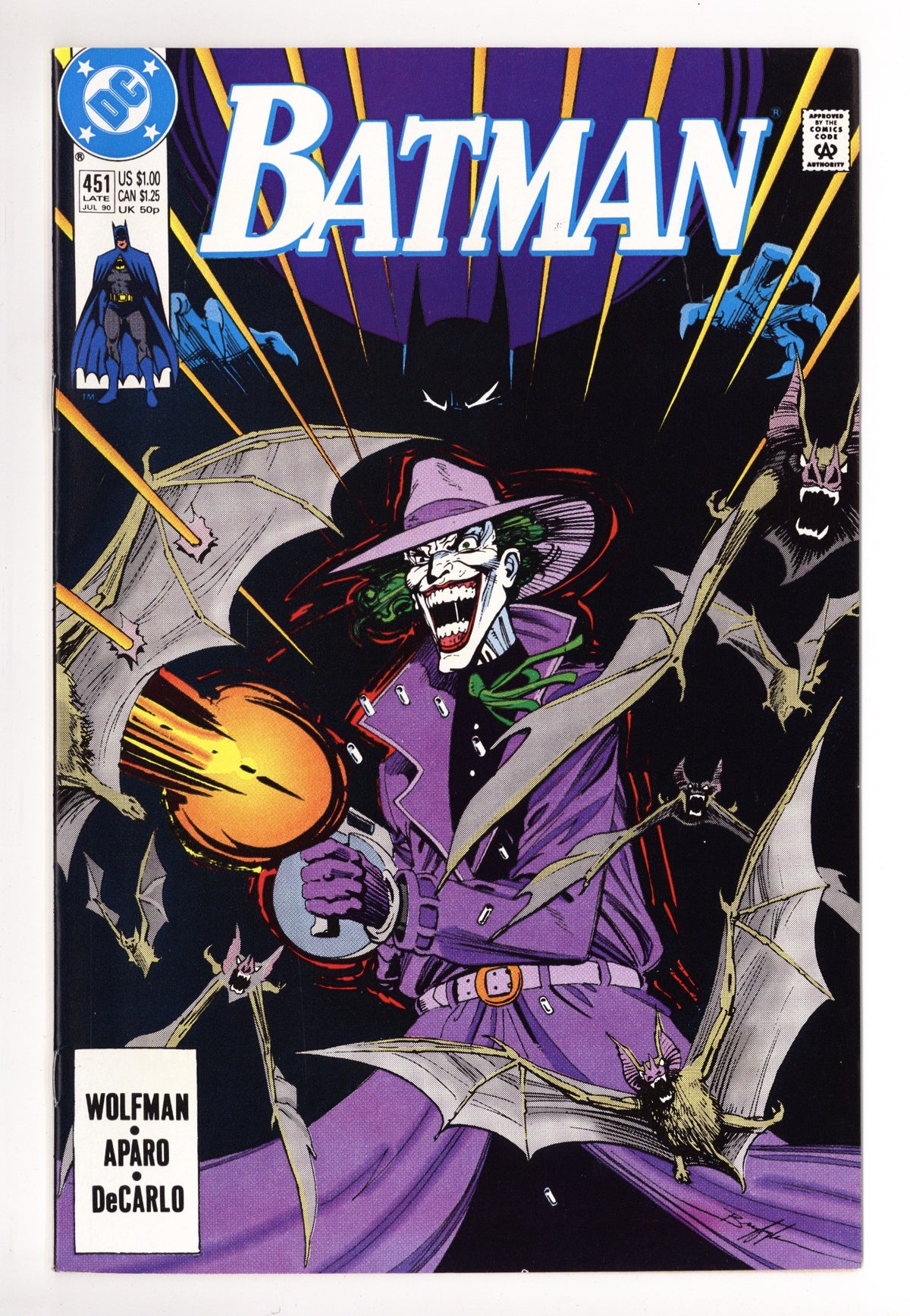 Batman Vol 1 451 Mid Grade DC (1990) | CaptCan Comics — CaptCan Comics Inc