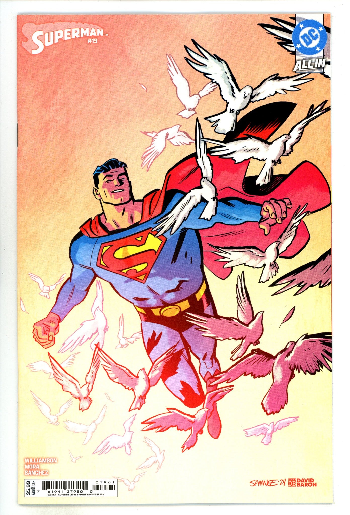 Superman Vol 6 19 Samnee Variant (2024)