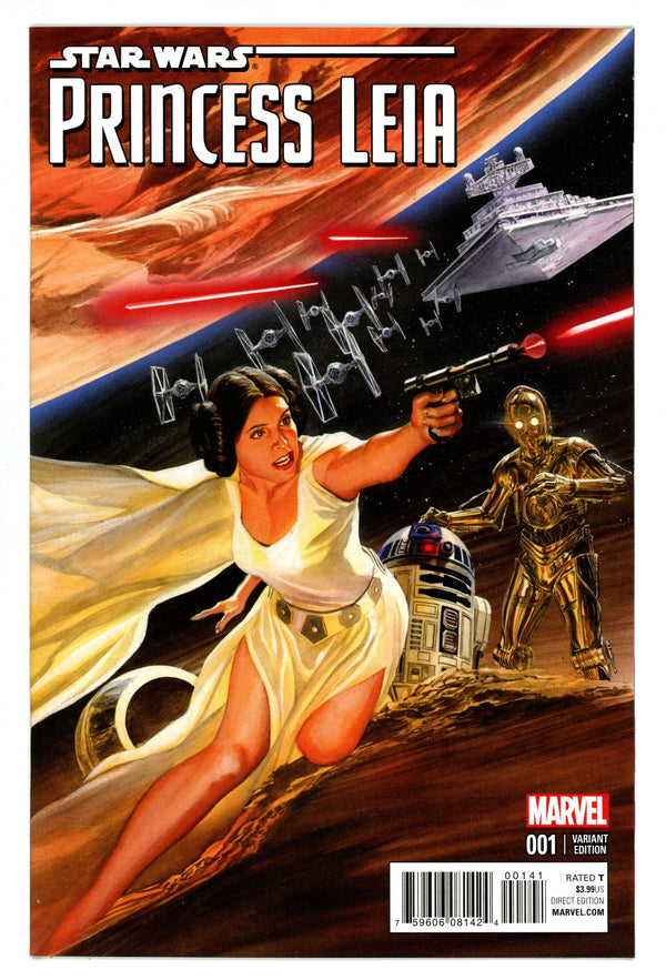 Princess Leia 1 NM- (9.2) (2015) Ross Incentive Variant