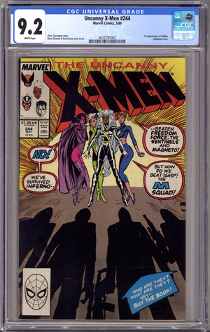 The Uncanny X-Men Vol 1 244 CGC 9.2 (NM-) (1989)