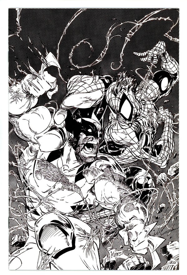Spider-Man & Wolverine 2 Andrews B&W Virgin Incentive NM (2025)