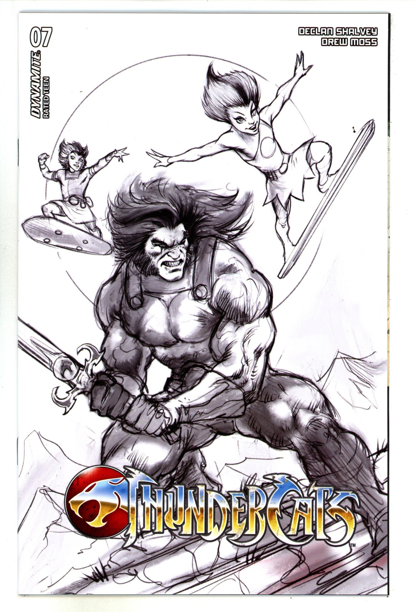 Thundercats 7 Parrillo Line Art Incentive Variant (2024)