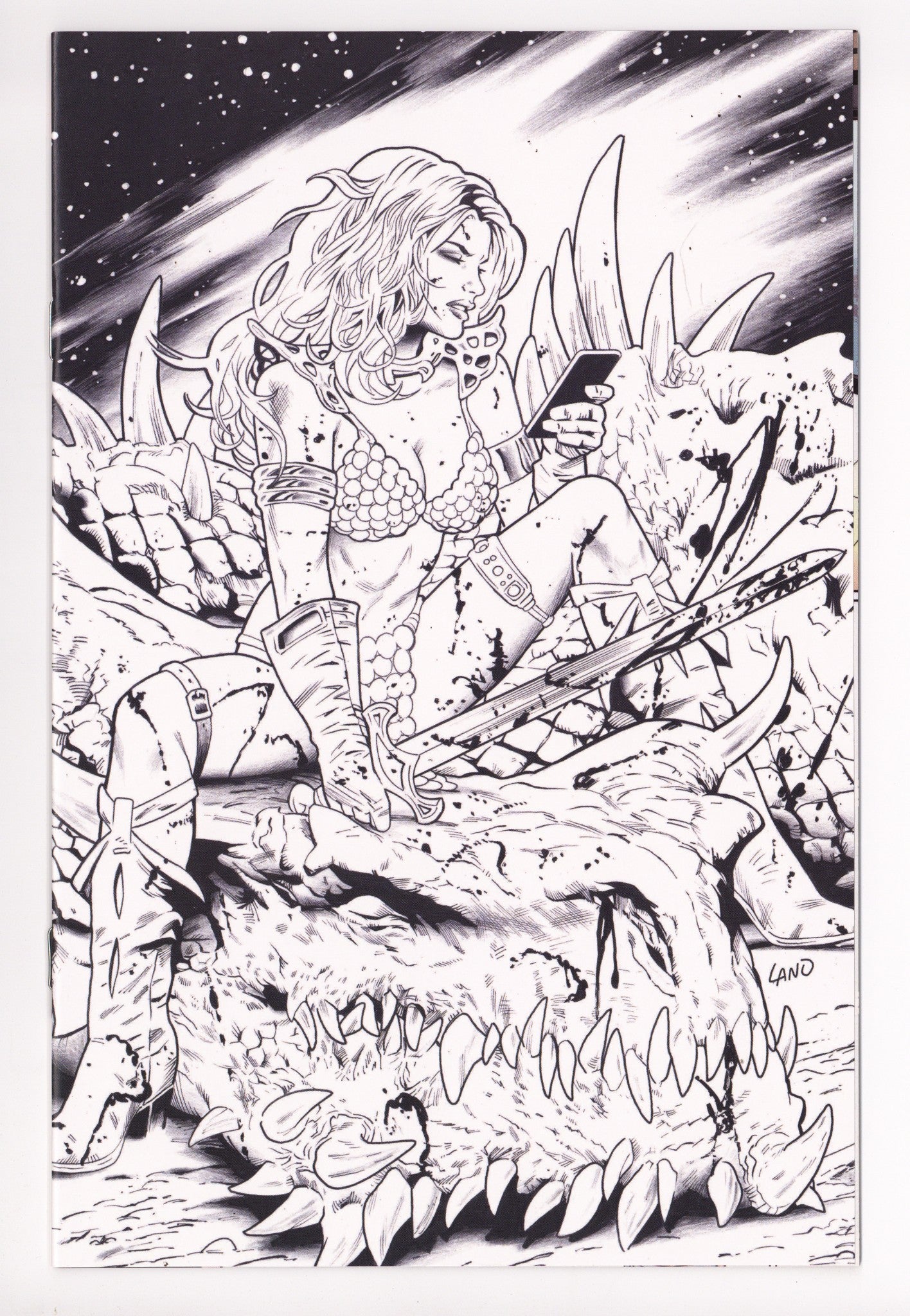 Sonja Reborn  2 Land  B&W Virgin Incentive   (2025)