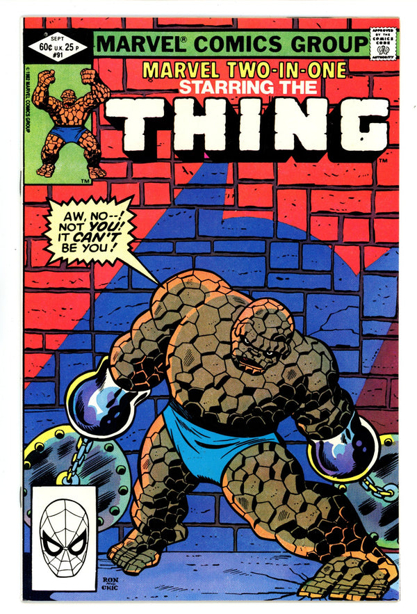 Marvel Two-in-One Vol 1 91 High Grade (1982)