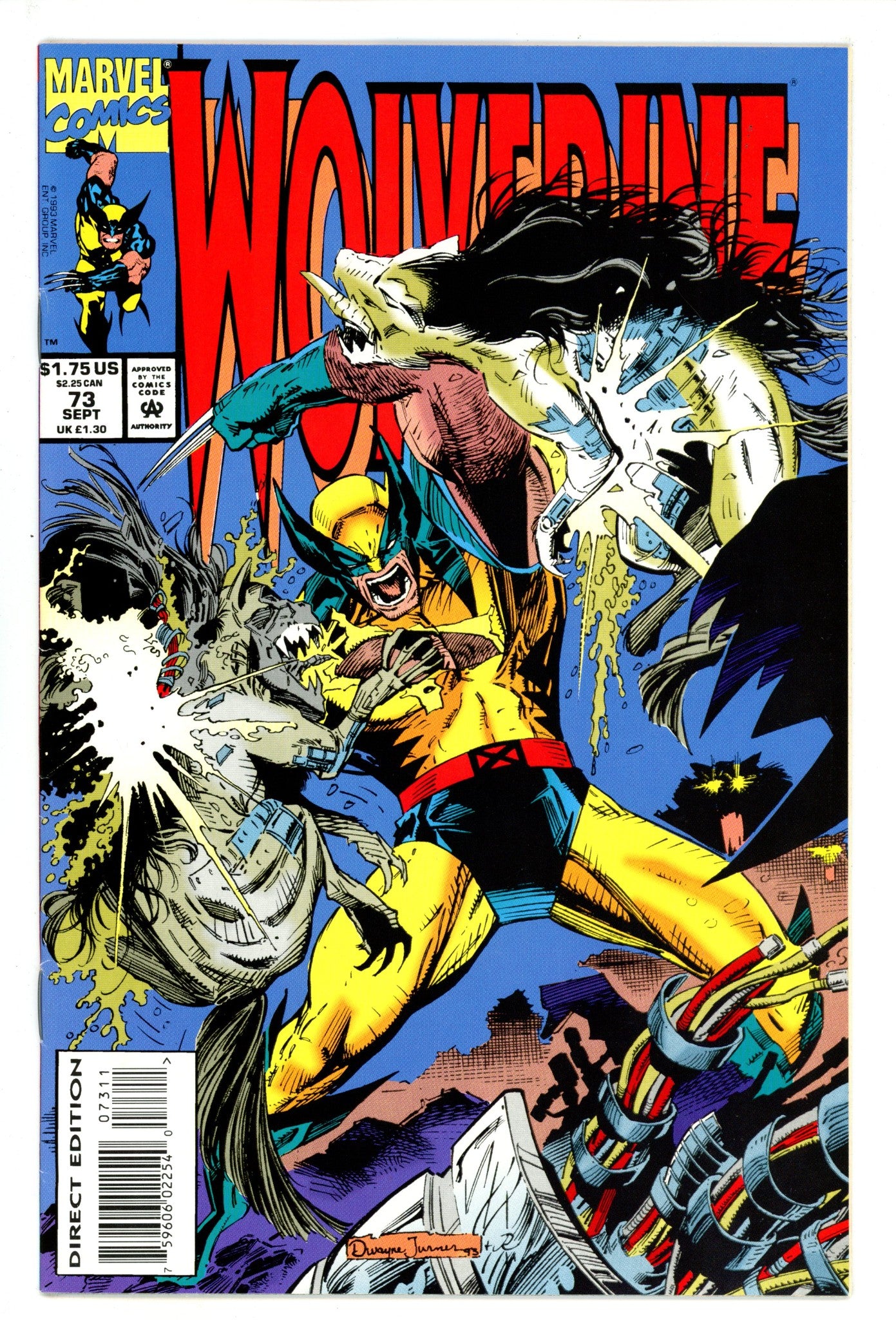 Wolverine Vol 2 73 Mid Grade (1993) 