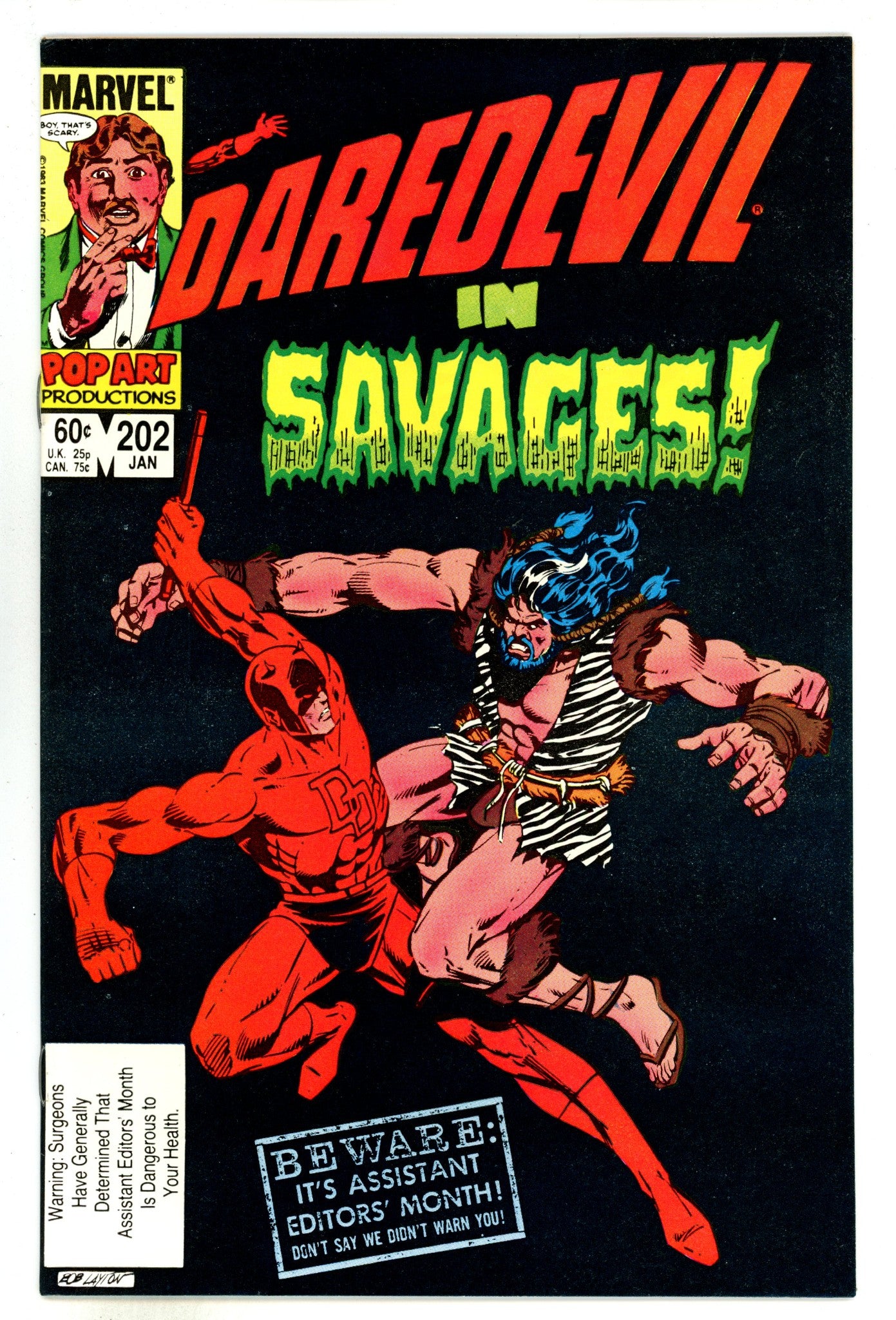 Daredevil Vol 1 202 NM- (9.2) (1984) 
