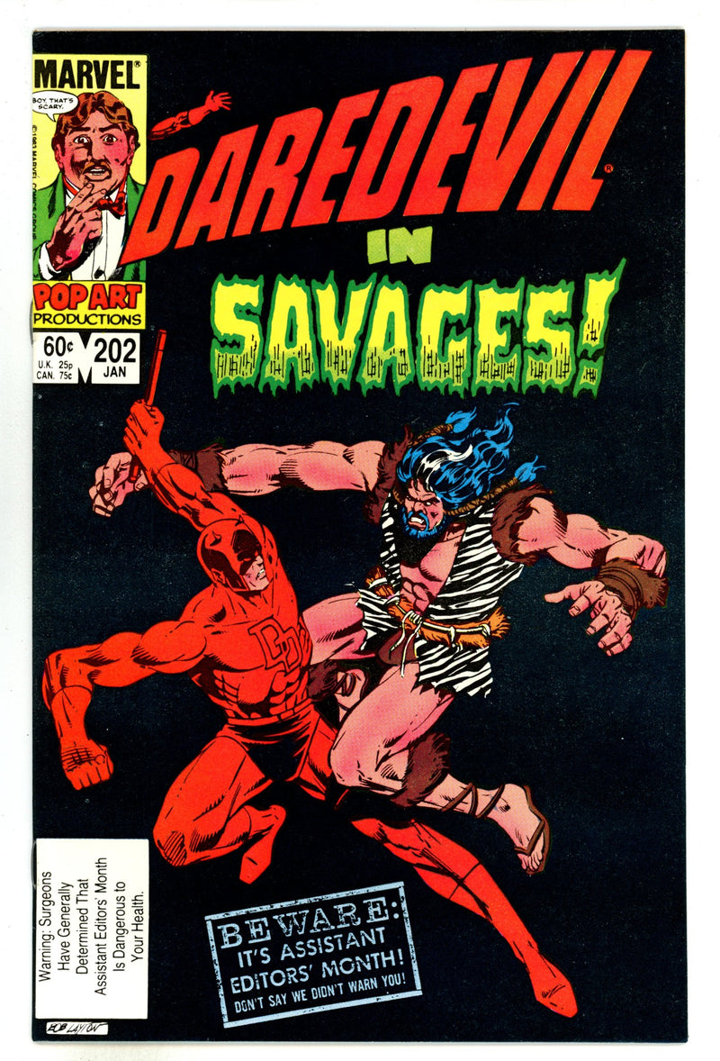 Daredevil Vol 1 202 NM- (9.2) (1984) 