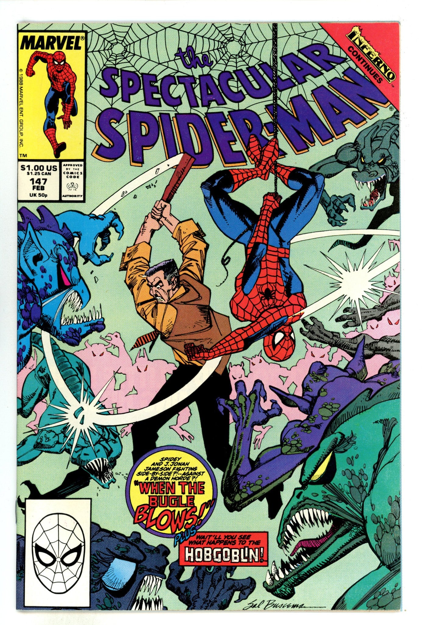 The Spectacular Spider-Man Vol 1 147 Mid Grade (1989) 