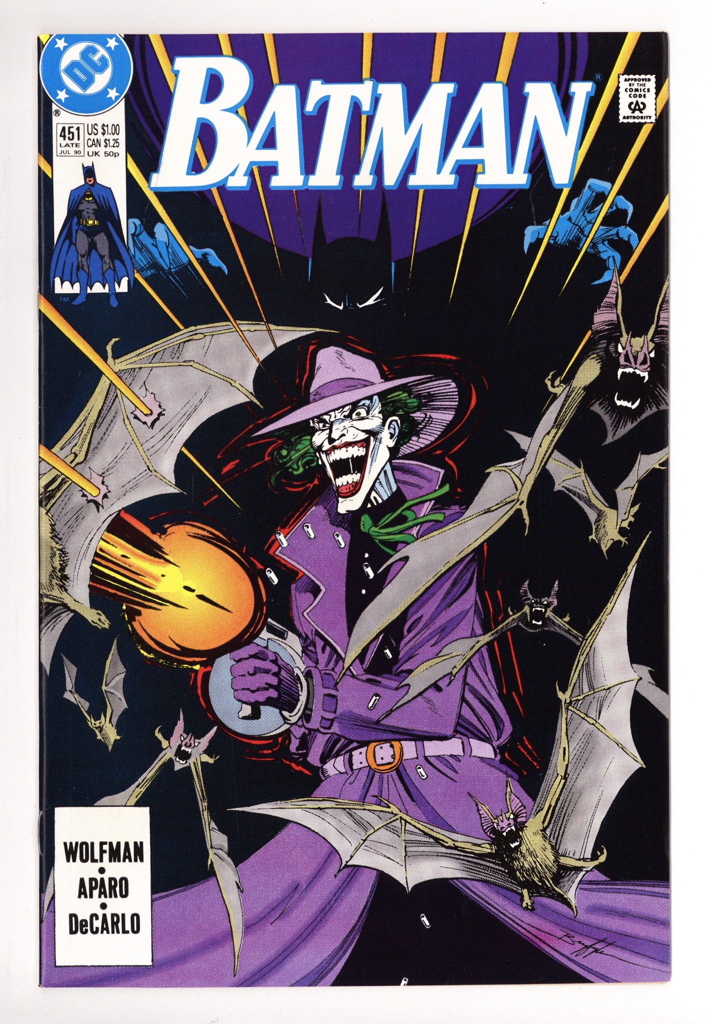 Batman Vol 1 451 High Grade (1990) 