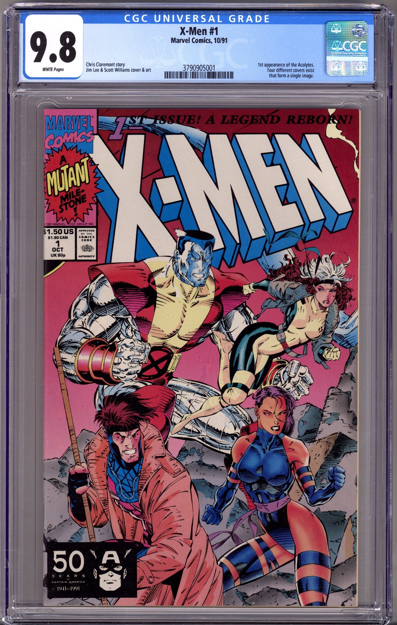 X-Men Vol 1 1 CGC 9.8 (NM/M) (1991) Colossus Variant 