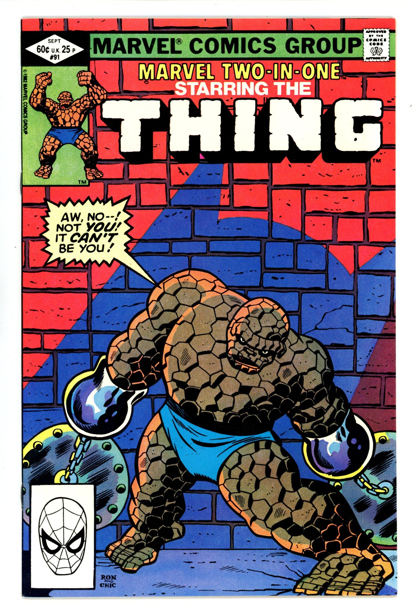 Marvel Two-in-One Vol 1 91 NM- (9.2) (1982) 