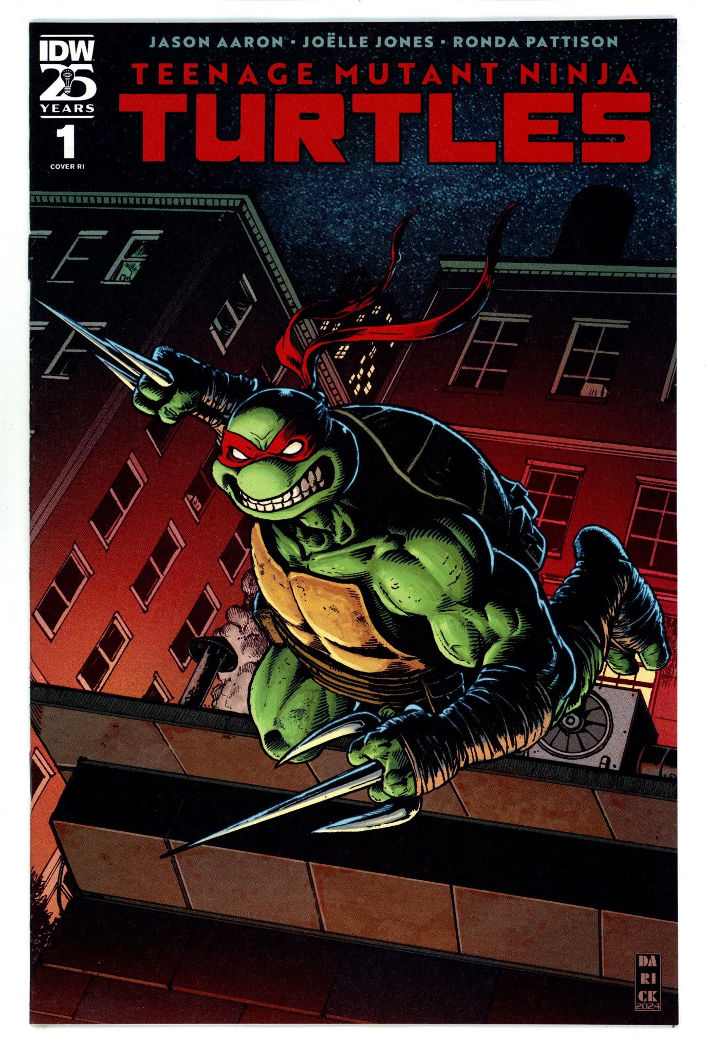 Teenage Mutant Ninja Turtles Vol 6 1 Robertson  Incentive Variant NM  (2024)