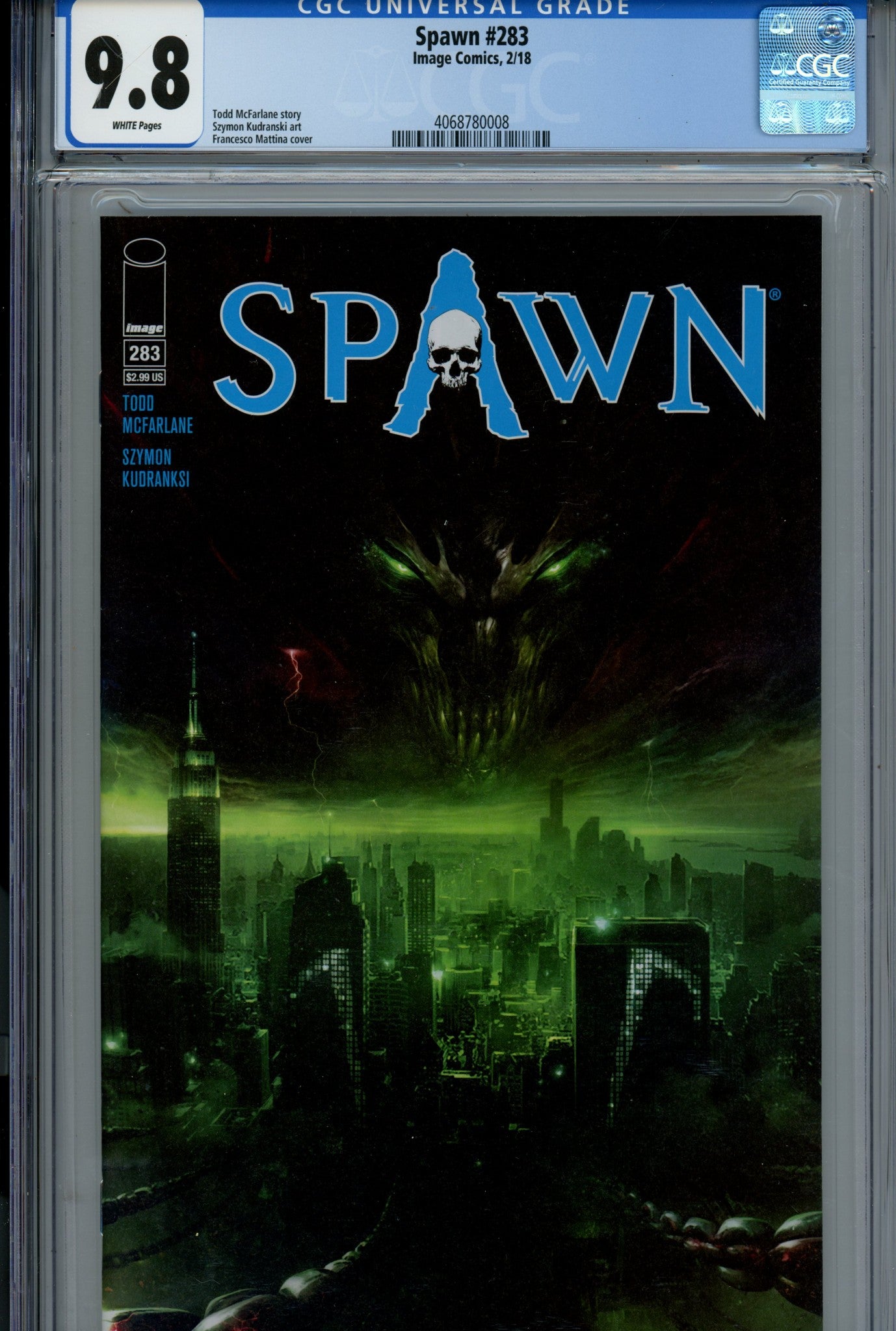 Spawn 283 CGC 9.8 (NM/M) (2018) 