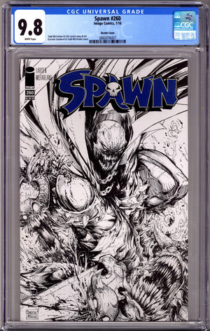 Spawn 260 CGC 9.8 (NM/M) (2016) Sandoval Sketch Variant