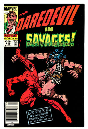 Daredevil Vol 1 202 Mid Grade (1984) Newsstand 
