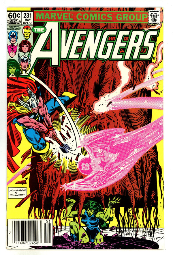 The Avengers Vol 1 231 Low Grade (1983) Newsstand