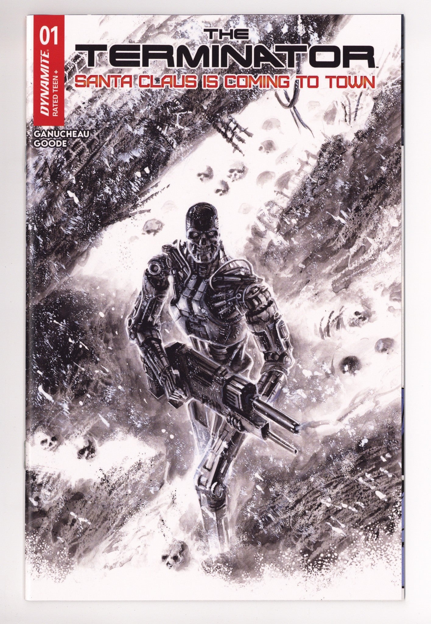 Terminator Santa Claus Is Coming To Town 1 Biagini B&W Incentive (2025)