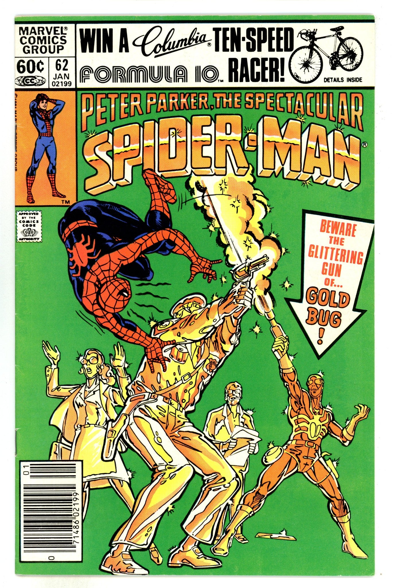 The Spectacular Spider-Man Vol 1 62  VF- (7.5)  (1982)  Newsstand  