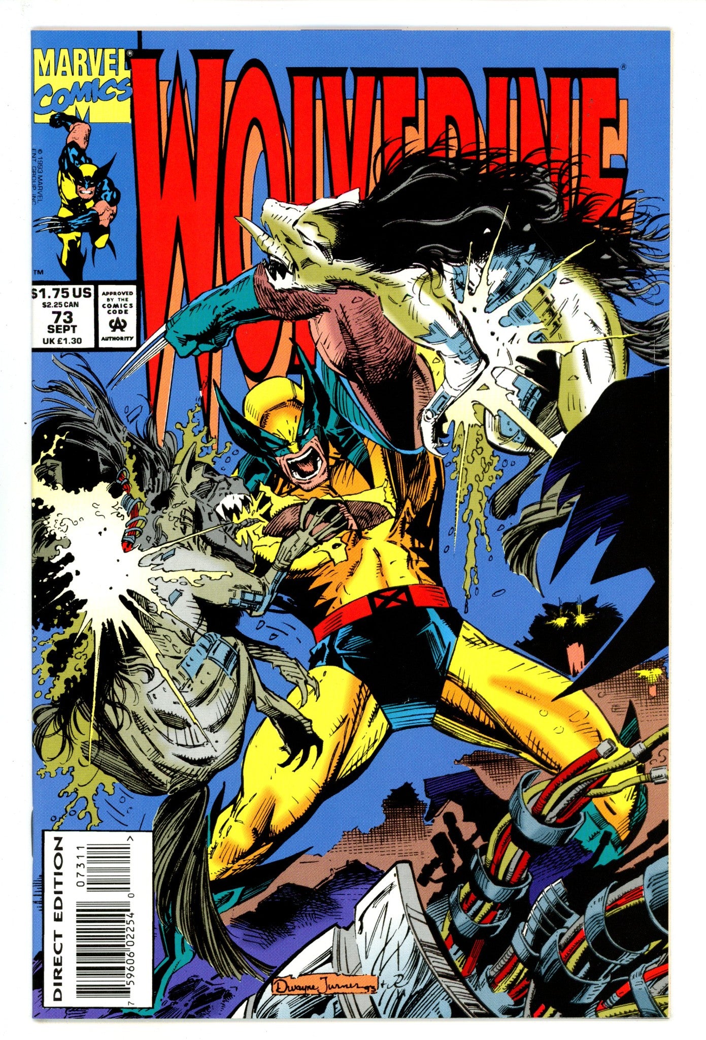 Wolverine Vol 2 73 NM- (9.2) (1993) 