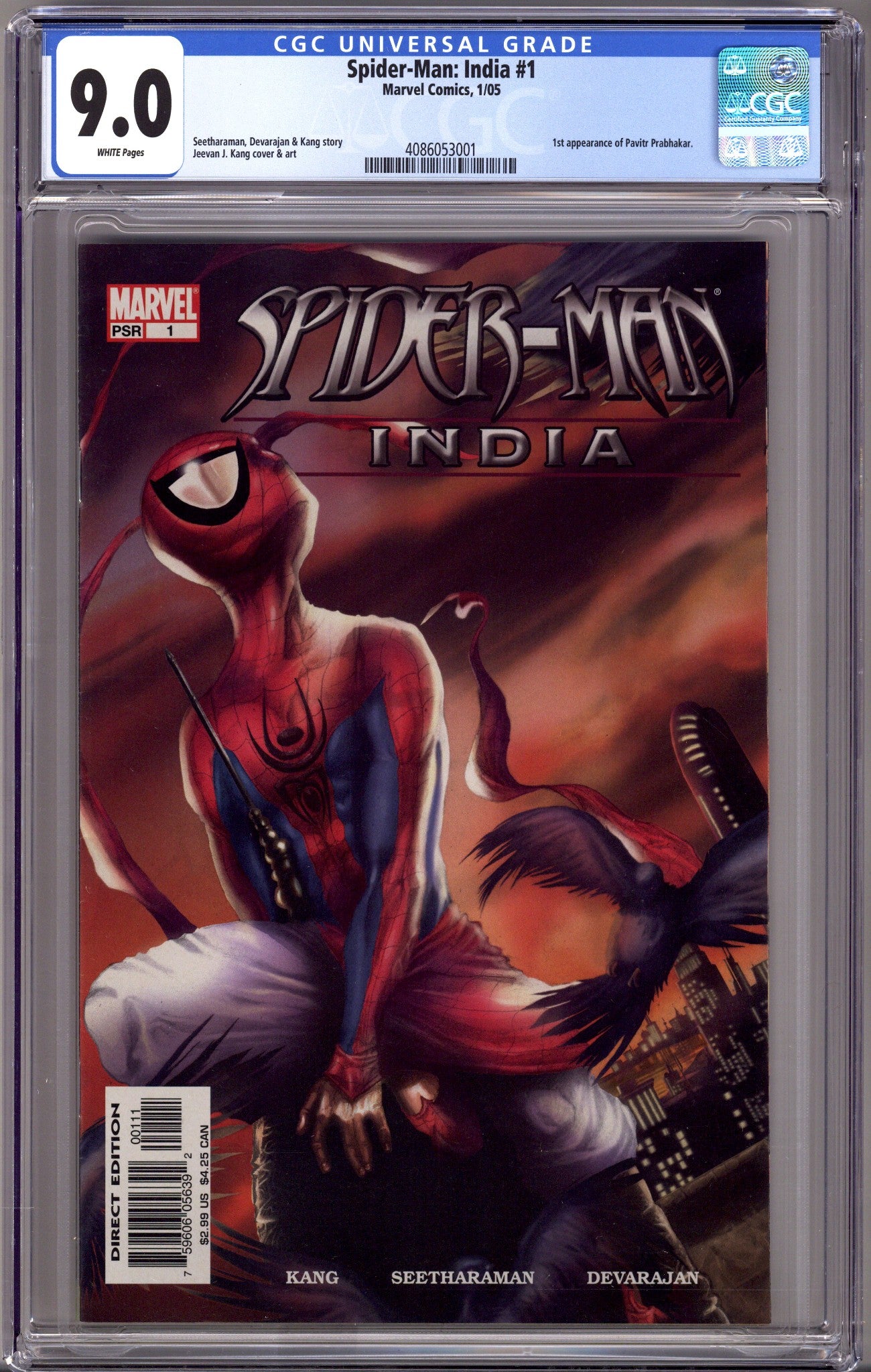 Spider-Man: India Vol 1 1 CGC 9.0 (VF/NM) (2005) 