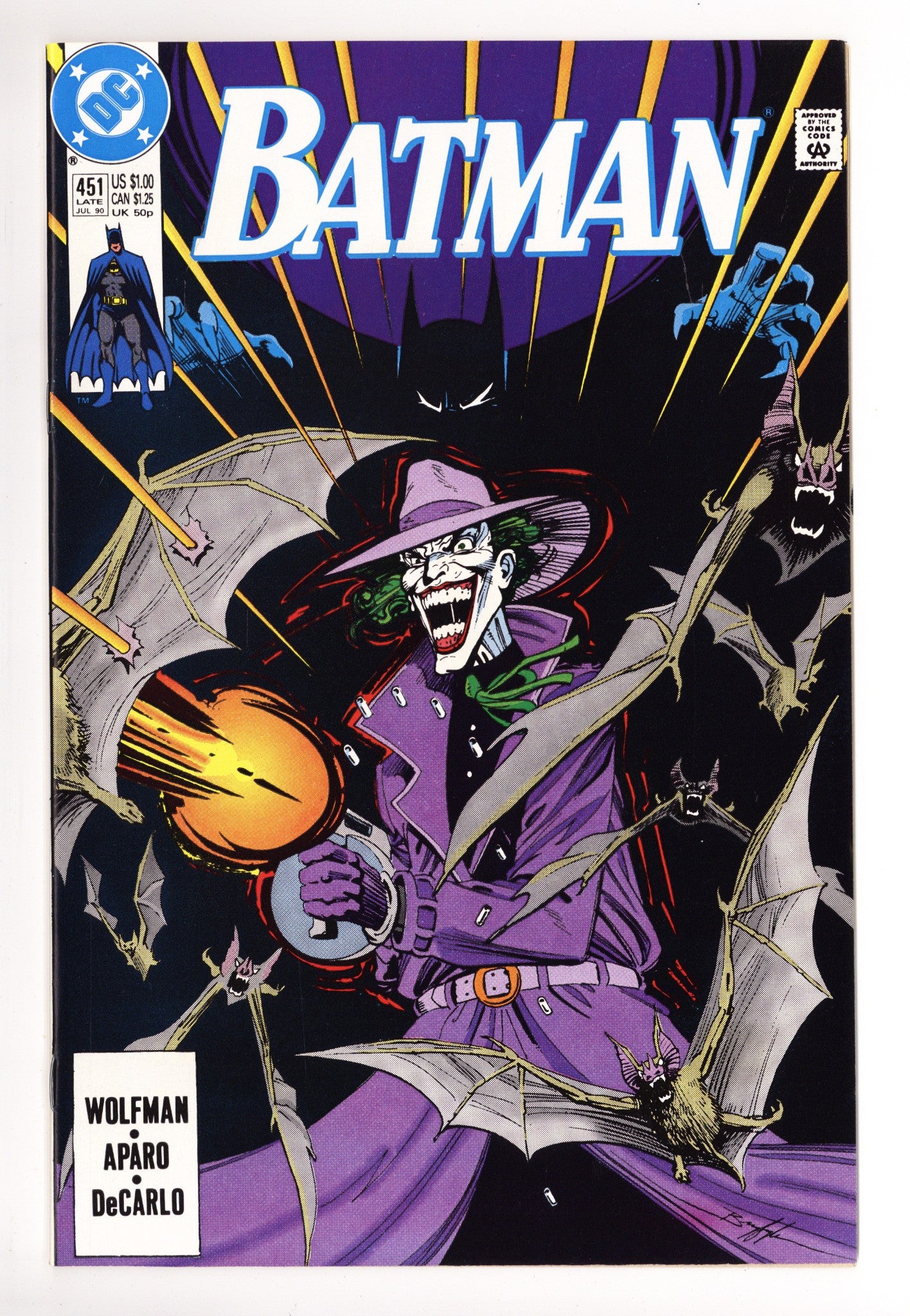 Batman Vol 1 451 NM- (9.2) (1990) 
