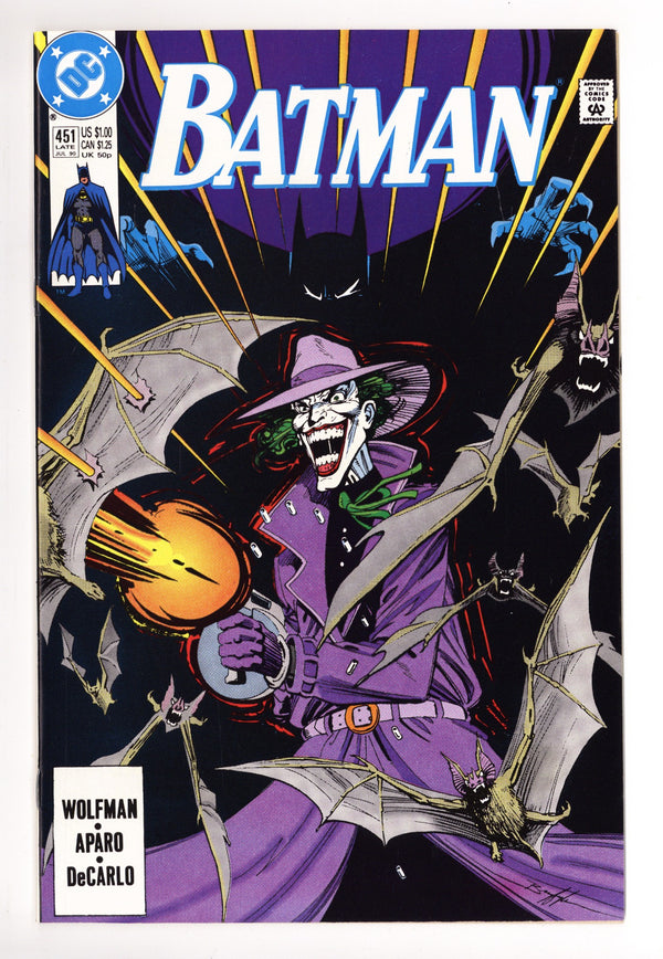 Batman Vol 1 451 NM- (9.2) (1990)