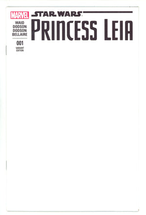 Princess Leia 1 VF/NM (9.0) (2015) Blank Variant