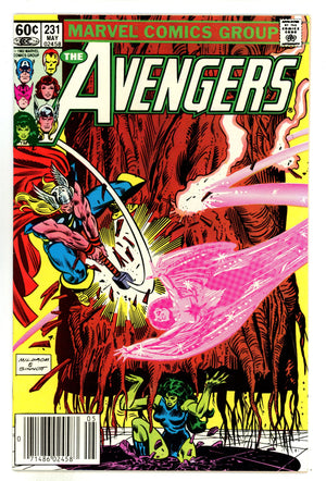 The Avengers Vol 1 231 Mid Grade (1983) Newsstand
