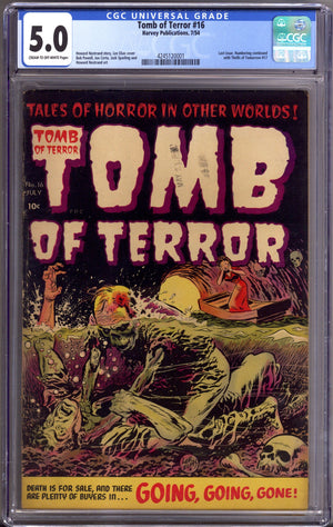 Tomb of Terror 16 CGC 5.0 (VG/FN) (1954)