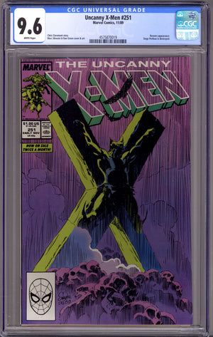 The Uncanny X-Men Vol 1 251 CGC 9.6 (NM+) (1989)
