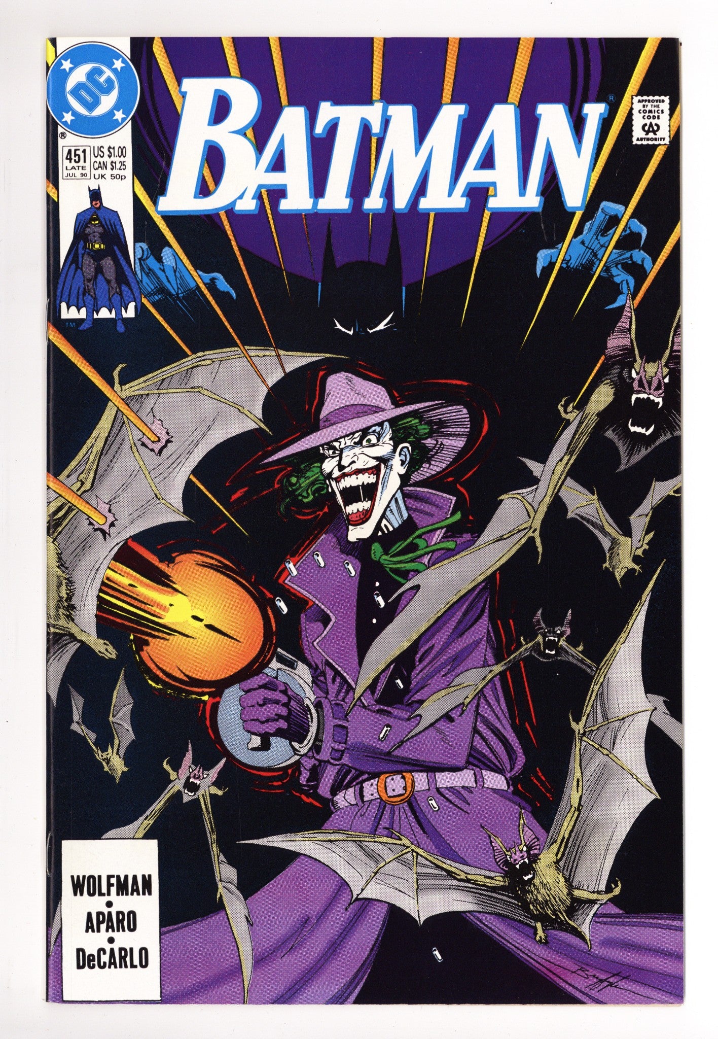 Batman Vol 1 451 NM (9.4) (1990) 