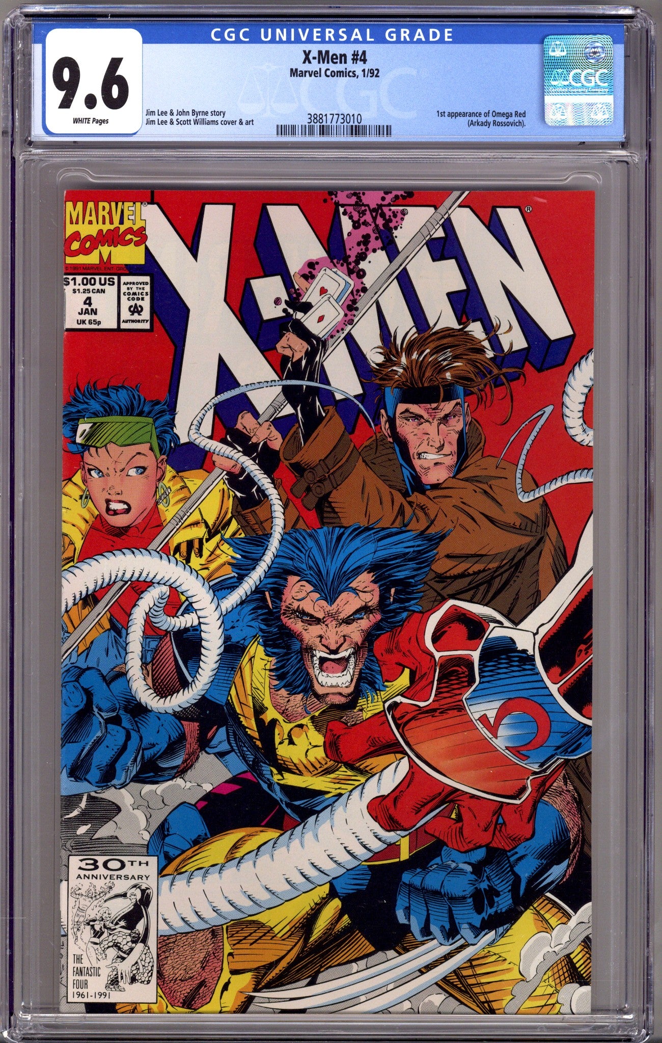 X-Men Vol 1 4 CGC 9.6 (NM+) (1992) 