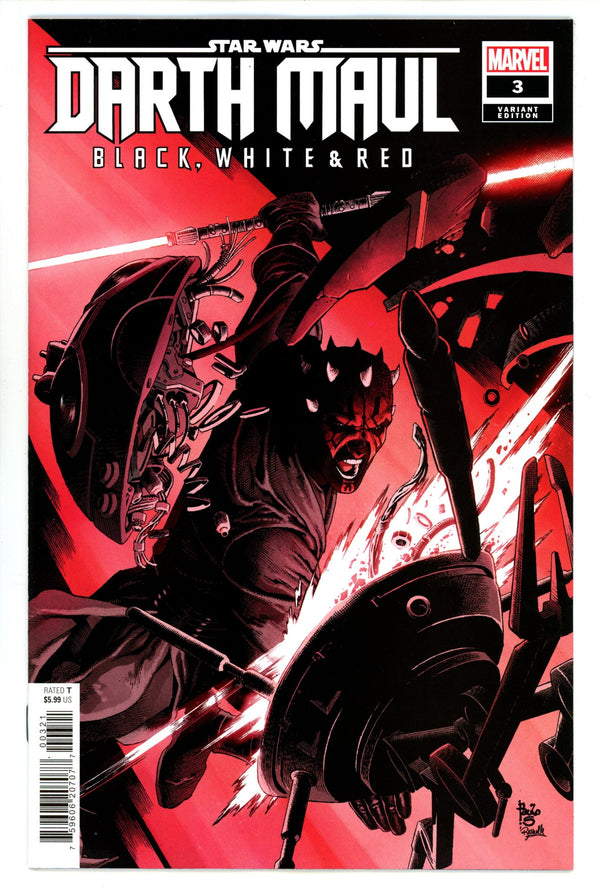 Star Wars: Darth Maul - Black White & Red 3 Siqueira Variant (2024)