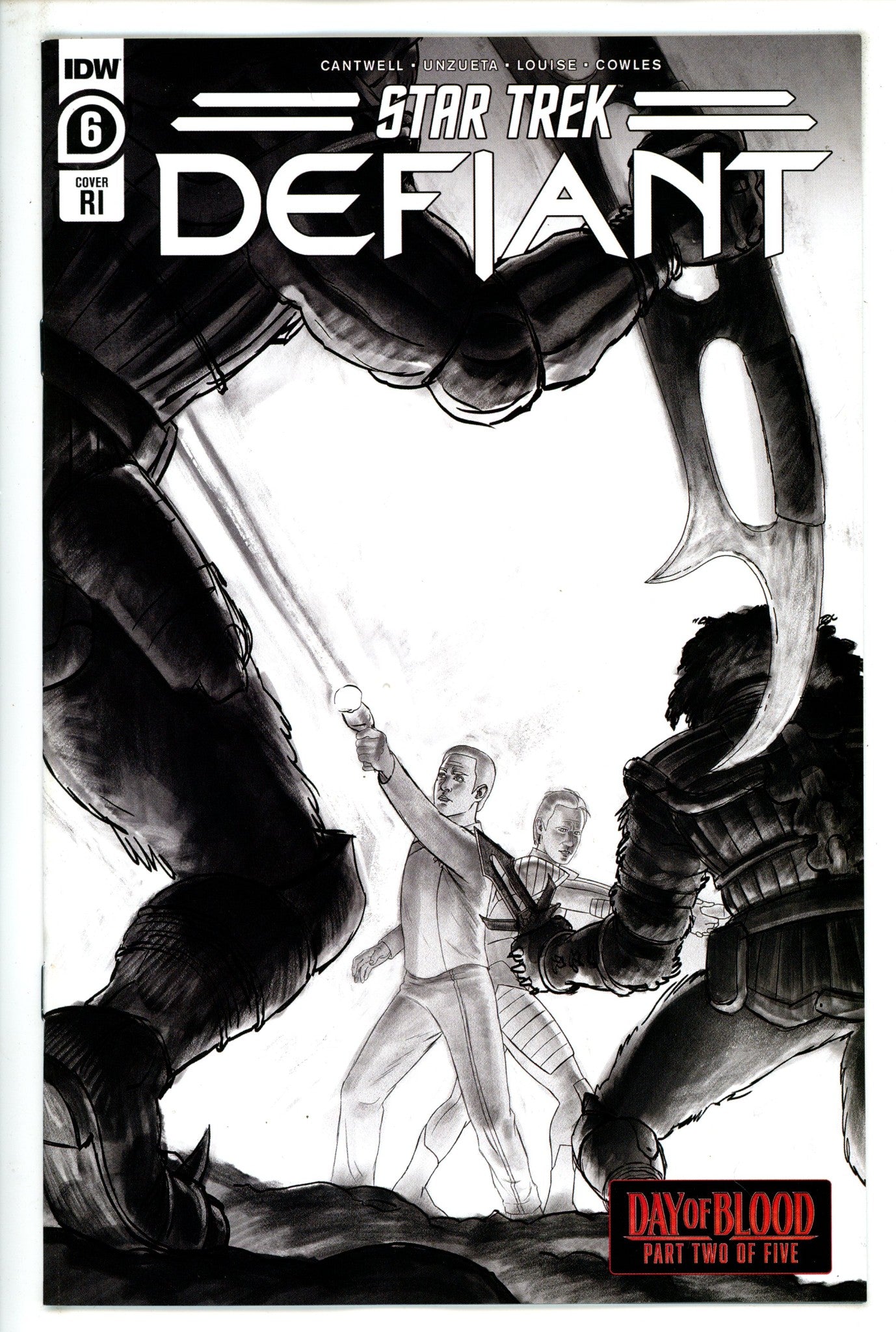 Star Trek Defiant 6 Ward B&W Incentive Variant NM- (2023)