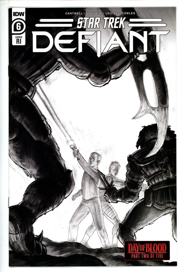 Star Trek Defiant 6 Ward B&W Incentive Variant NM- (2023)