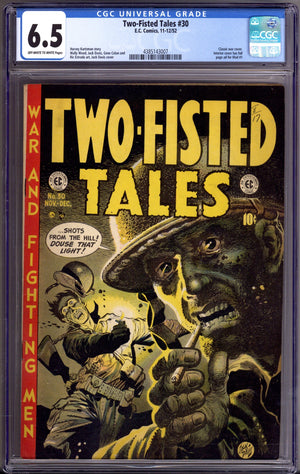 Two-Fisted Tales 30 CGC 6.5 (FN+) (1952)