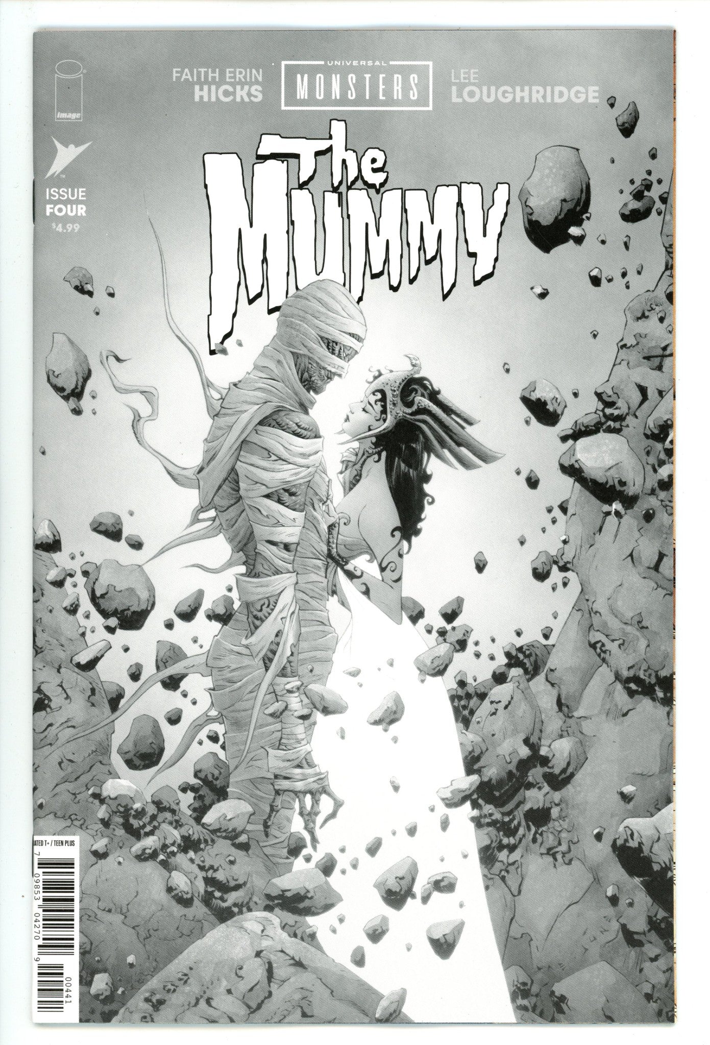 Universal Monsters The Mummy 4 Lee B&W Incentive Variant NM- (2025)